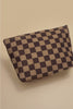 Checkered Cosmetic Bag