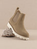 Gianna Khaki Chelsea Boot