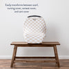 Taupe Checkerboard Mom Boss™ 4-in-1 Multi-Use Cover