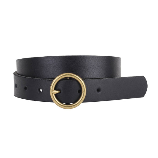 Black Leather Belt