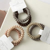 Frosted Large Hair Bands - Nude + Blush