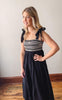 Abby Crochet Top Midi Dress