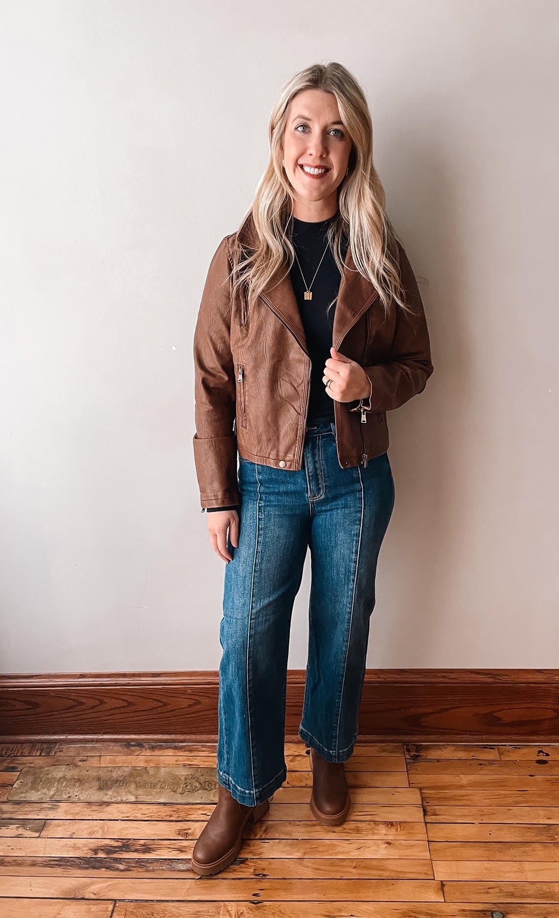 Abigail Brown Leather Jacket