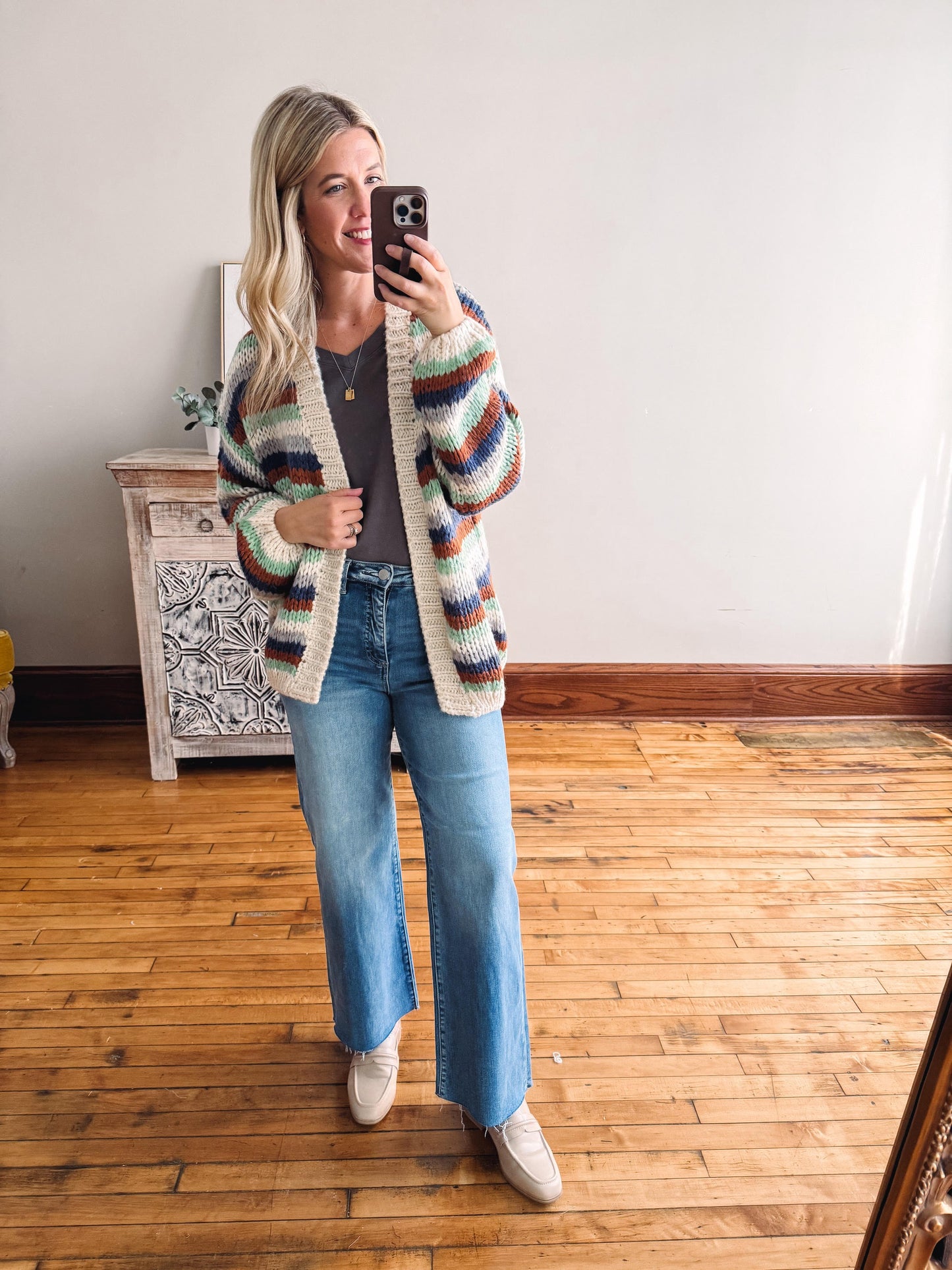 Allison Knit Colorful Cardigan