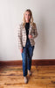 Almond Plaid Blazer