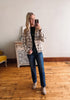 Almond Plaid Blazer