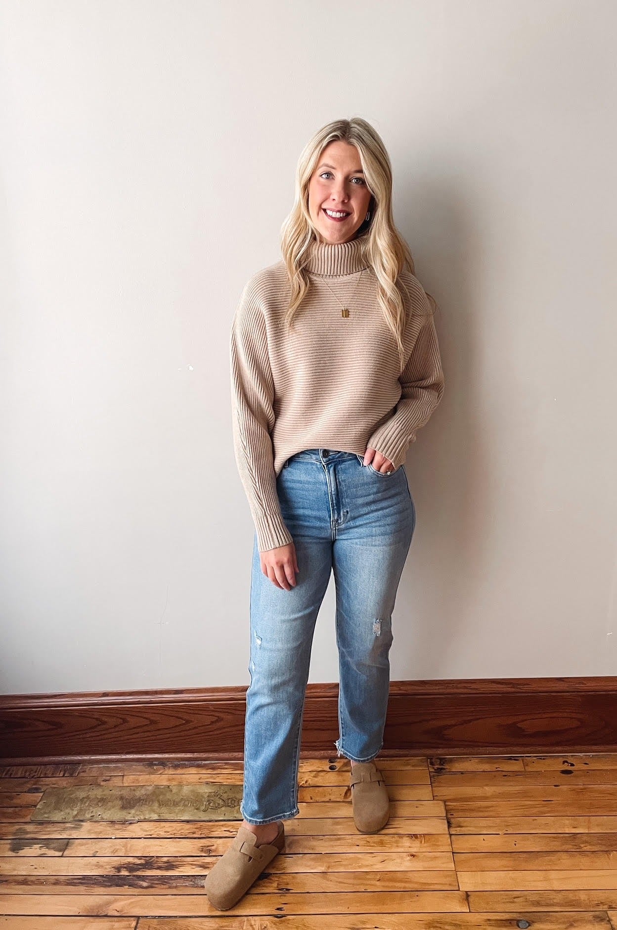 Anya Turtleneck Dolman Sweater