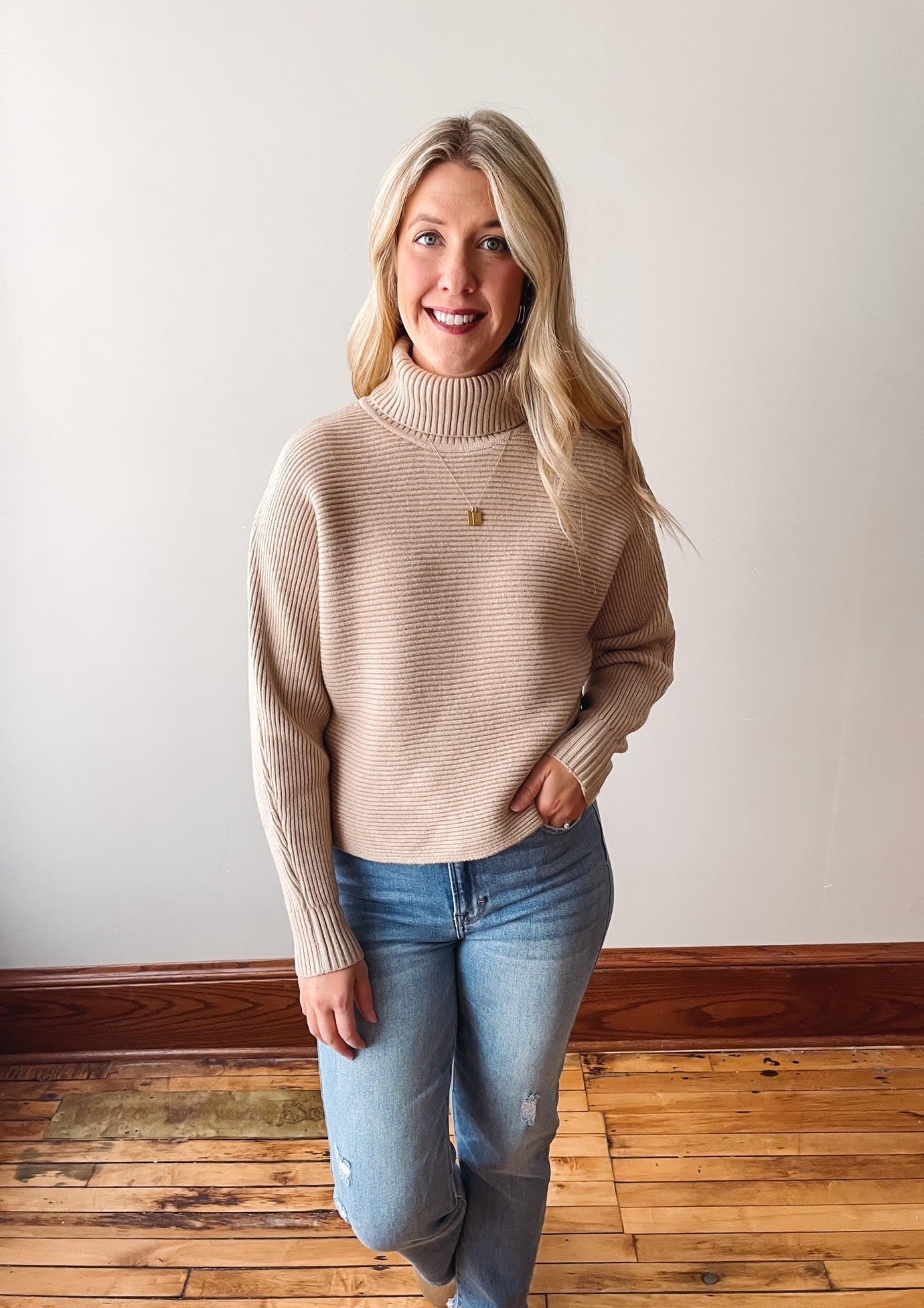 Anya Turtleneck Dolman Sweater