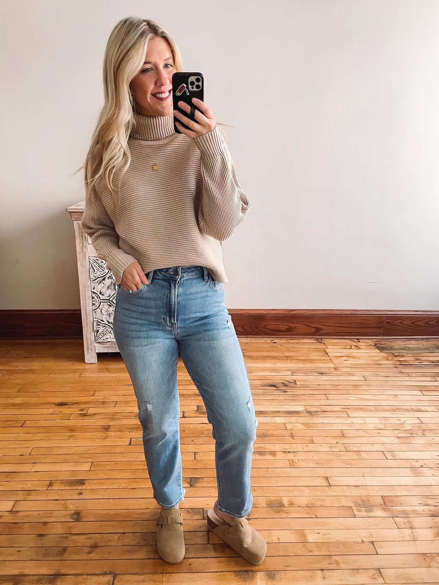 Anya Turtleneck Dolman Sweater