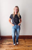 Logan Dark Wash Dad Jean