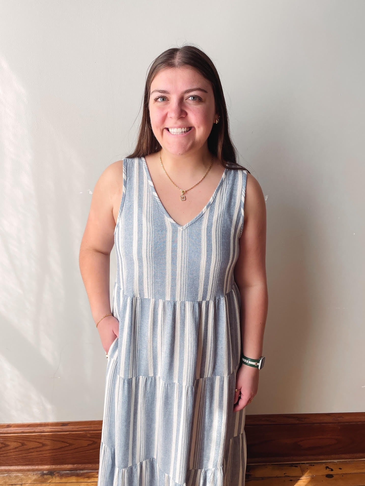 Benny Ivory Blue Dress