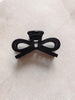 Black Bow Rhinestone Hair Clip