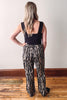 Black Tribal Drawstring Pants