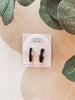 Black Artisanal Hoop Earrings