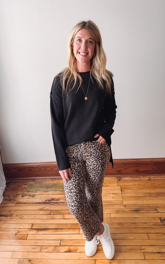Black Oversized Sweater