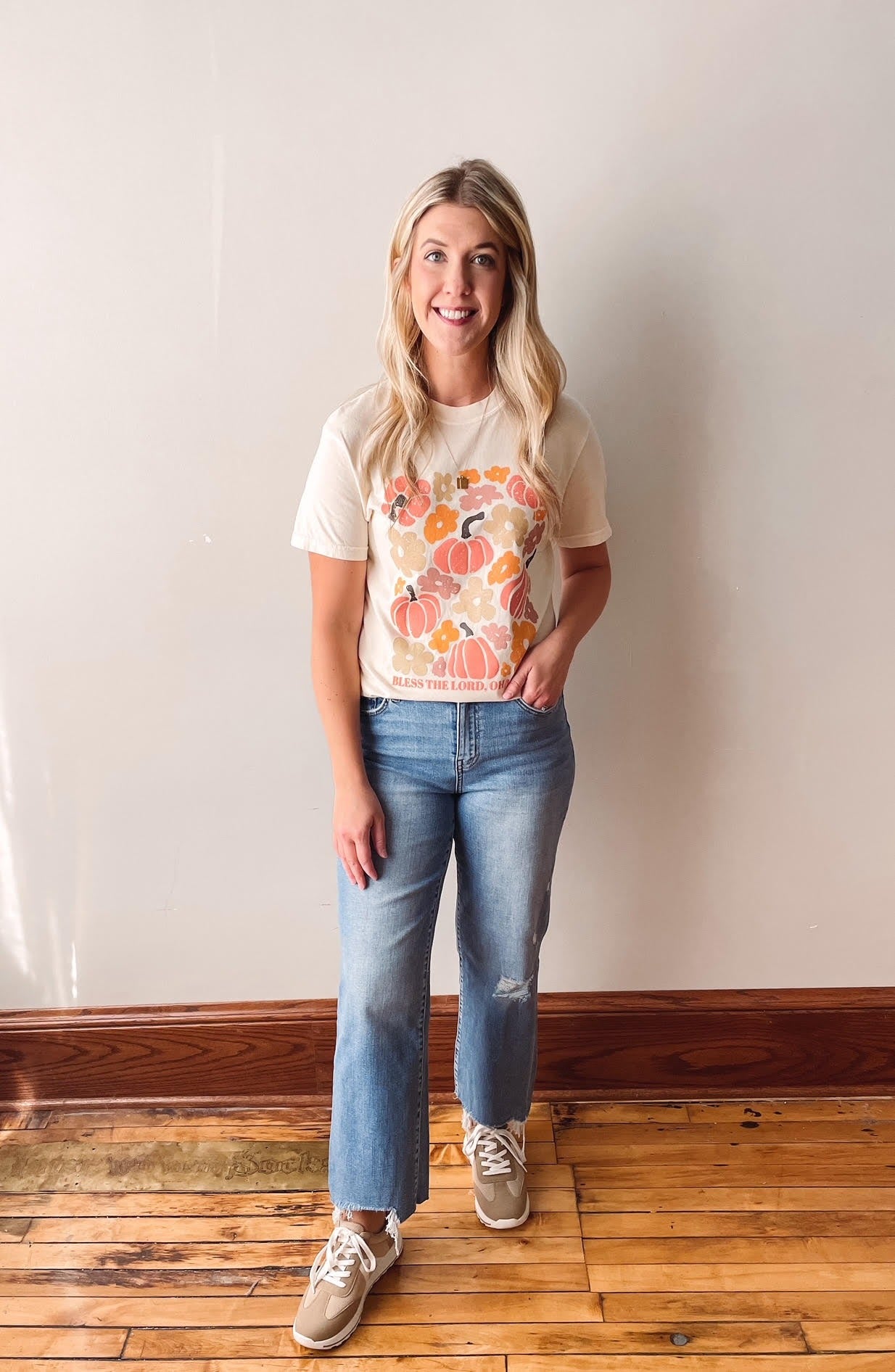 Bless The Lord Pumpkin Graphic Tee