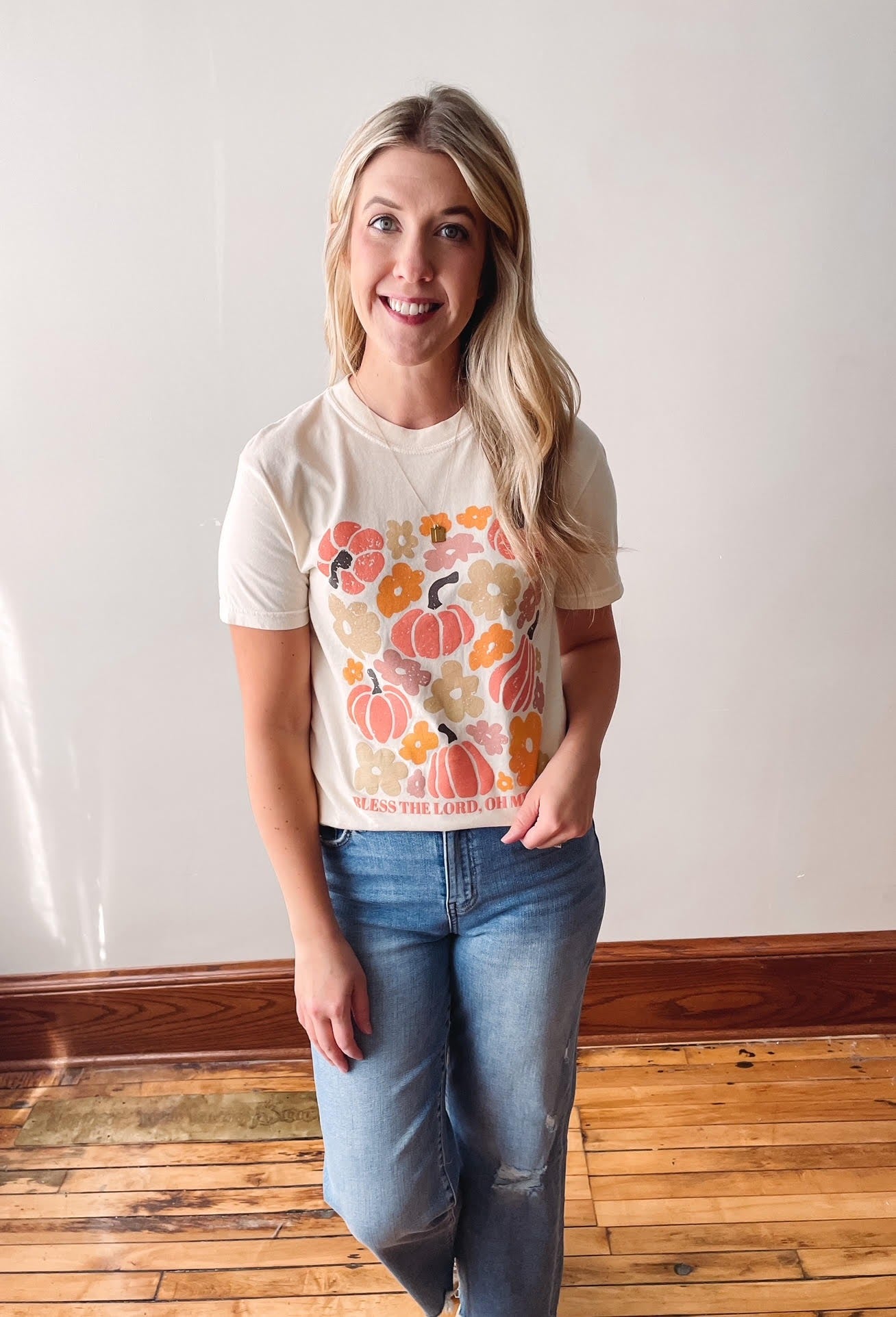 Bless The Lord Pumpkin Graphic Tee