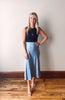 Black Ribbed Crop Top