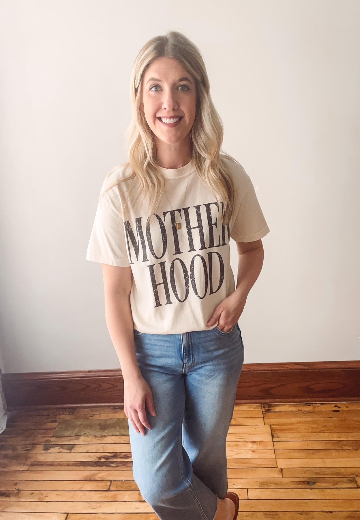 Bold Motherhood Ivory Graphic Tee