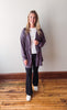 Bridget Purple Zip Up Hoodie Jacket