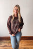 Brown Abundance Graphic Sweatshirt