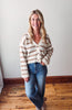 Carmel Striped Button Cardigan