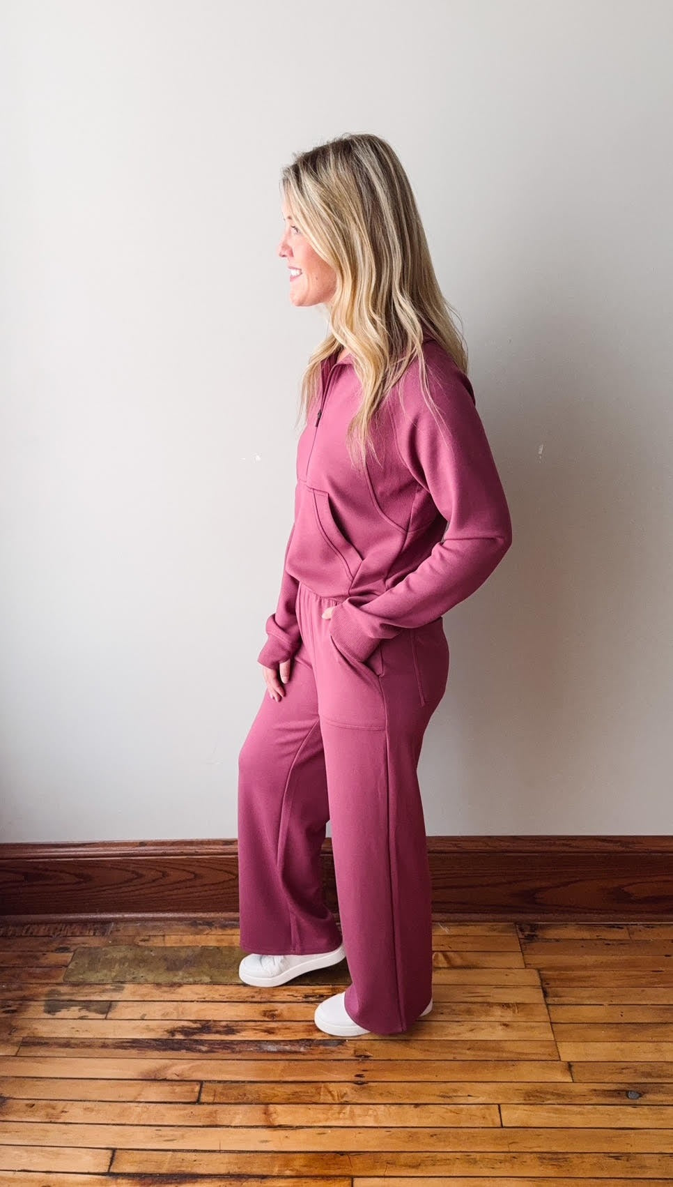 Caroline Pullover - Vintage Rose