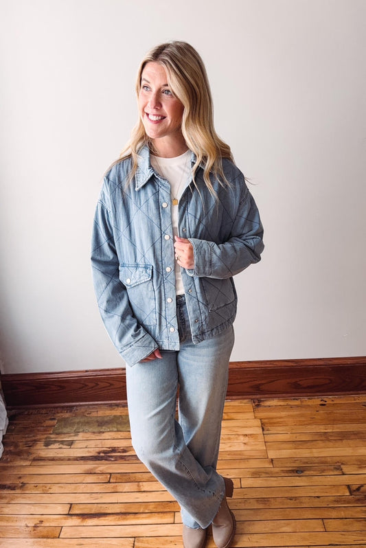 Carter Quilted Denim Jacket