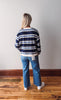 Catch You Later Navy Striped Long Sleeve