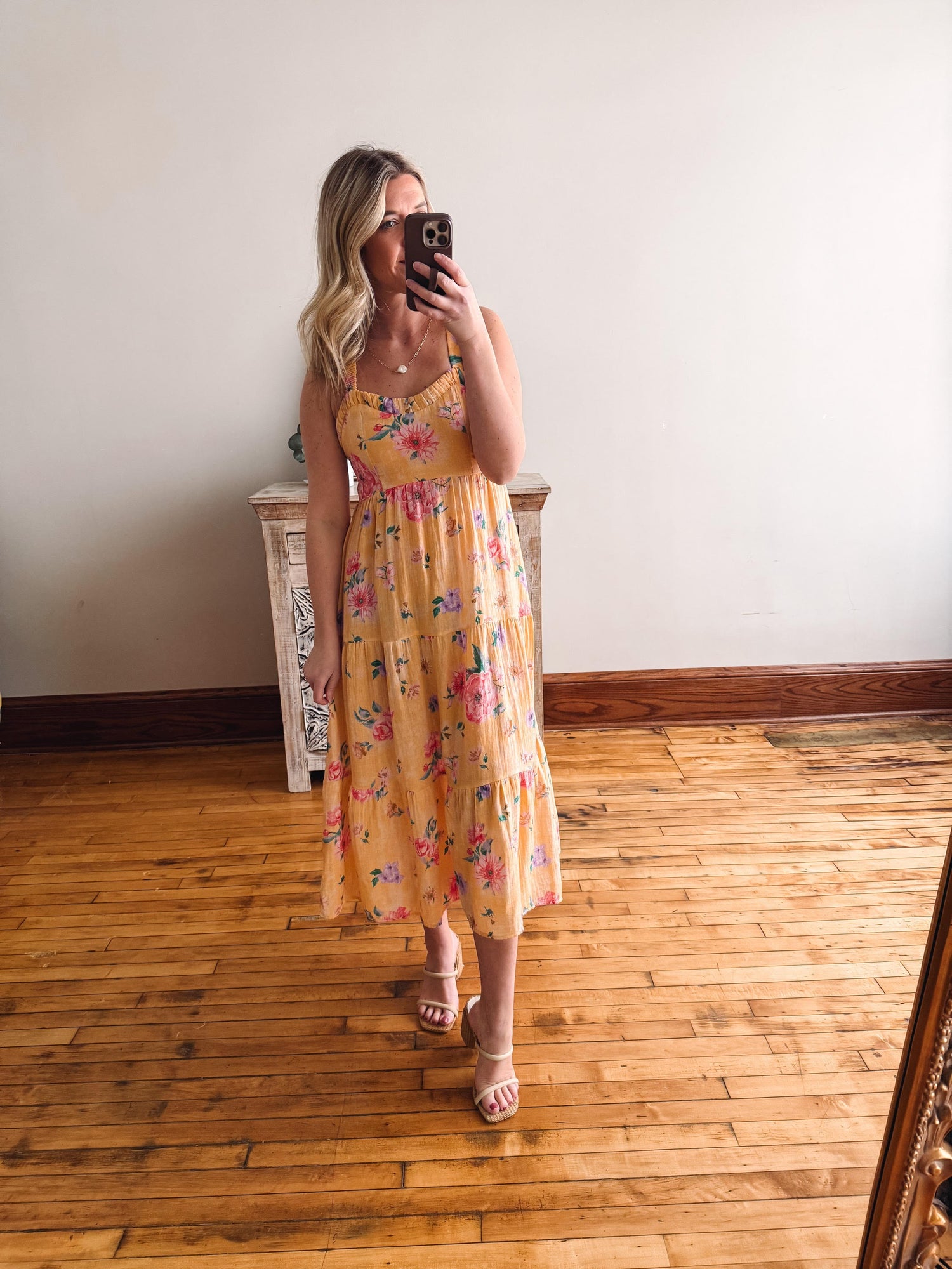 sherbet orange dress Alba FSC Certified Viscose Dress - Ombra Sherbet
