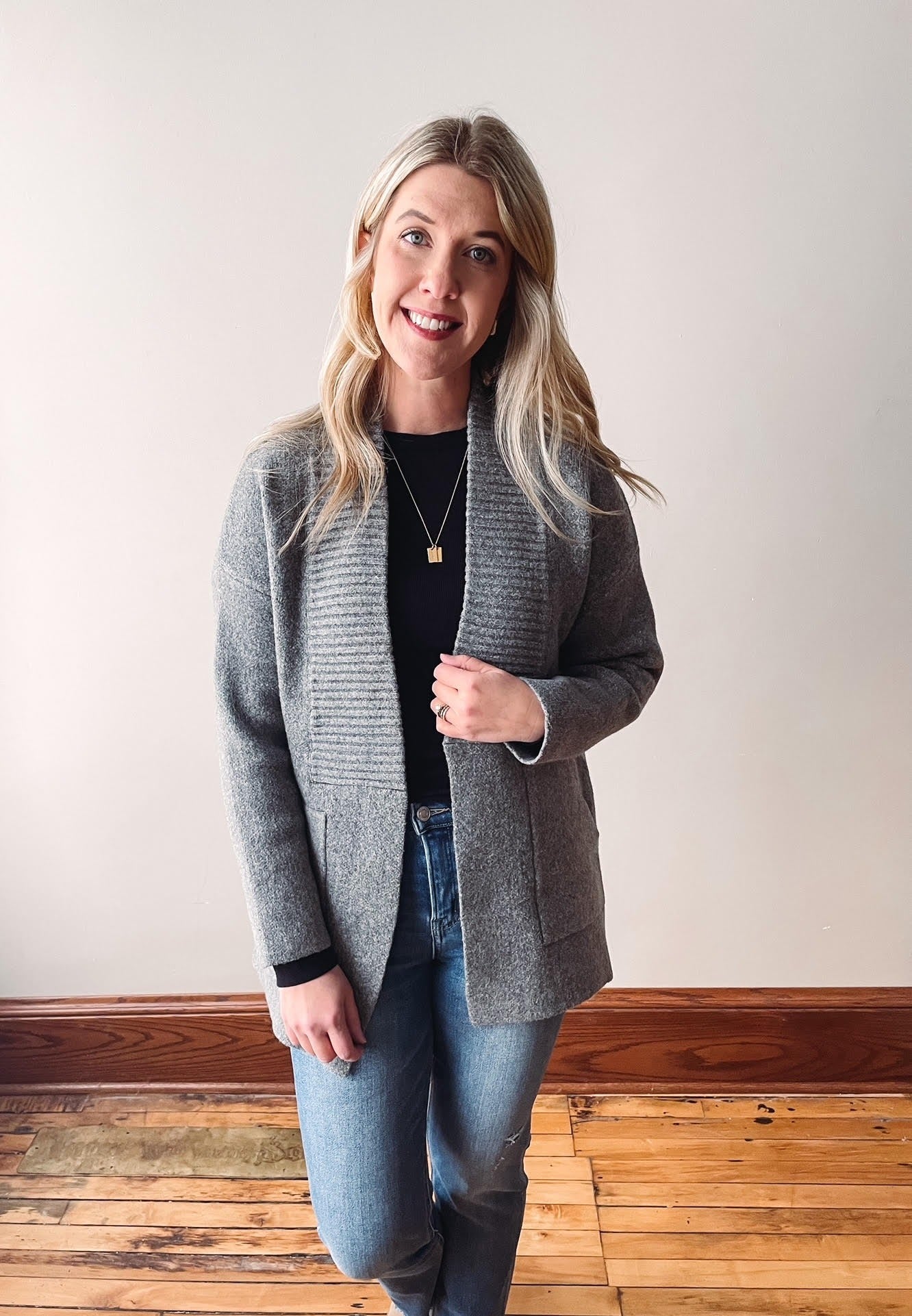 Charcoal Extra Cozy Cardigan