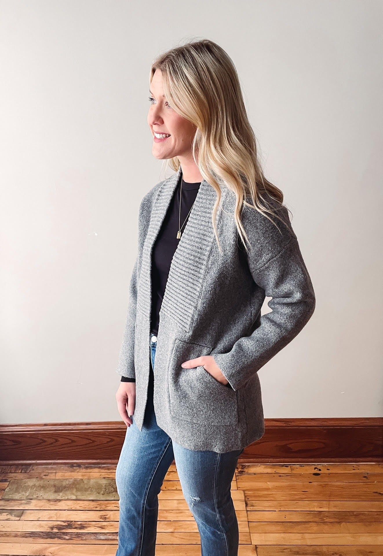 Charcoal Extra Cozy Cardigan