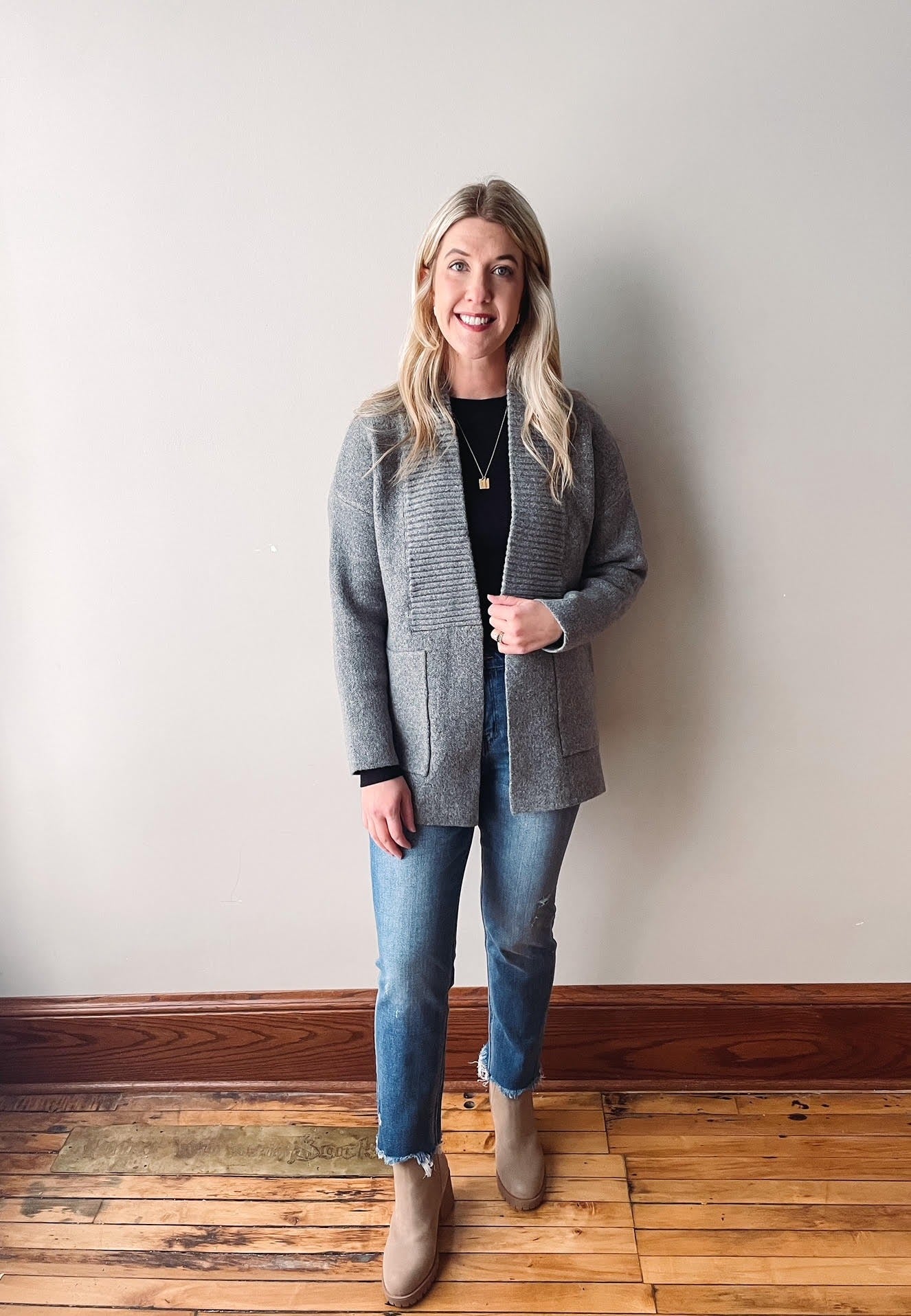 Charcoal Extra Cozy Cardigan