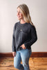 Charcoal Pocket Sweater