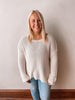 Chunky Knit Oatmeal Sweater