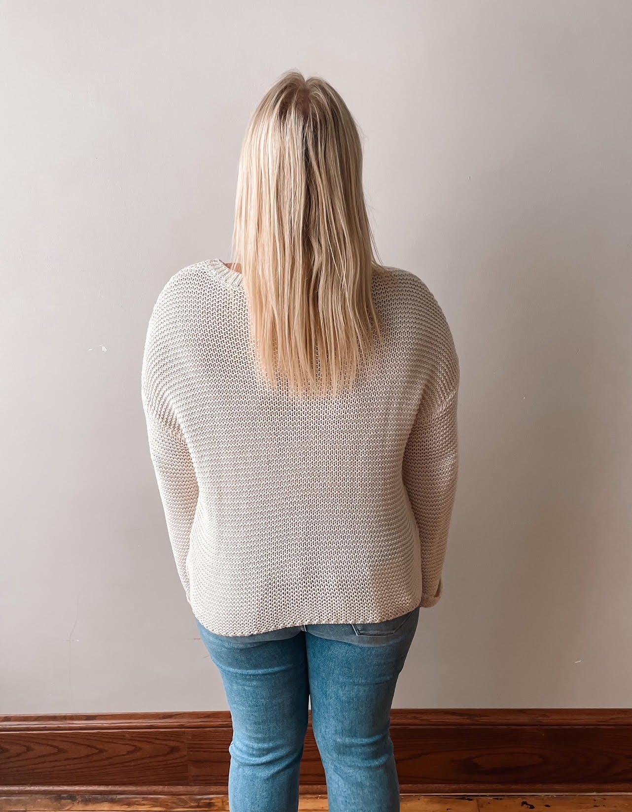 Chunky Knit Oatmeal Sweater