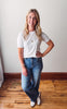 Classic White Fit Tee
