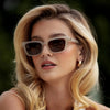 Vivian Pearl Beige Sunglasses