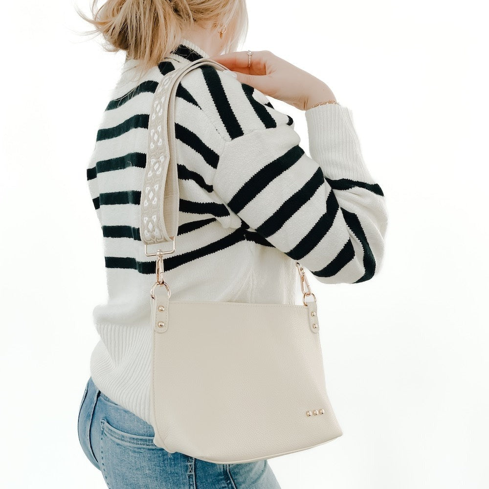 Cora Structured Cream Bag