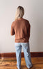 Courtney Camel Ribbed Pullover Sweater