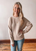 Cream Crew Neck Sweater