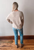 Cream Crew Neck Sweater