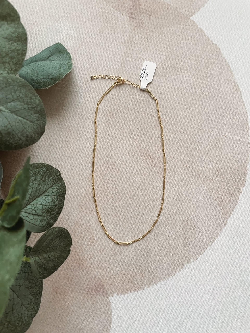 Dainty Oval Chain Necklace