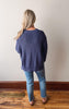 Deep Blue Knit Sweater