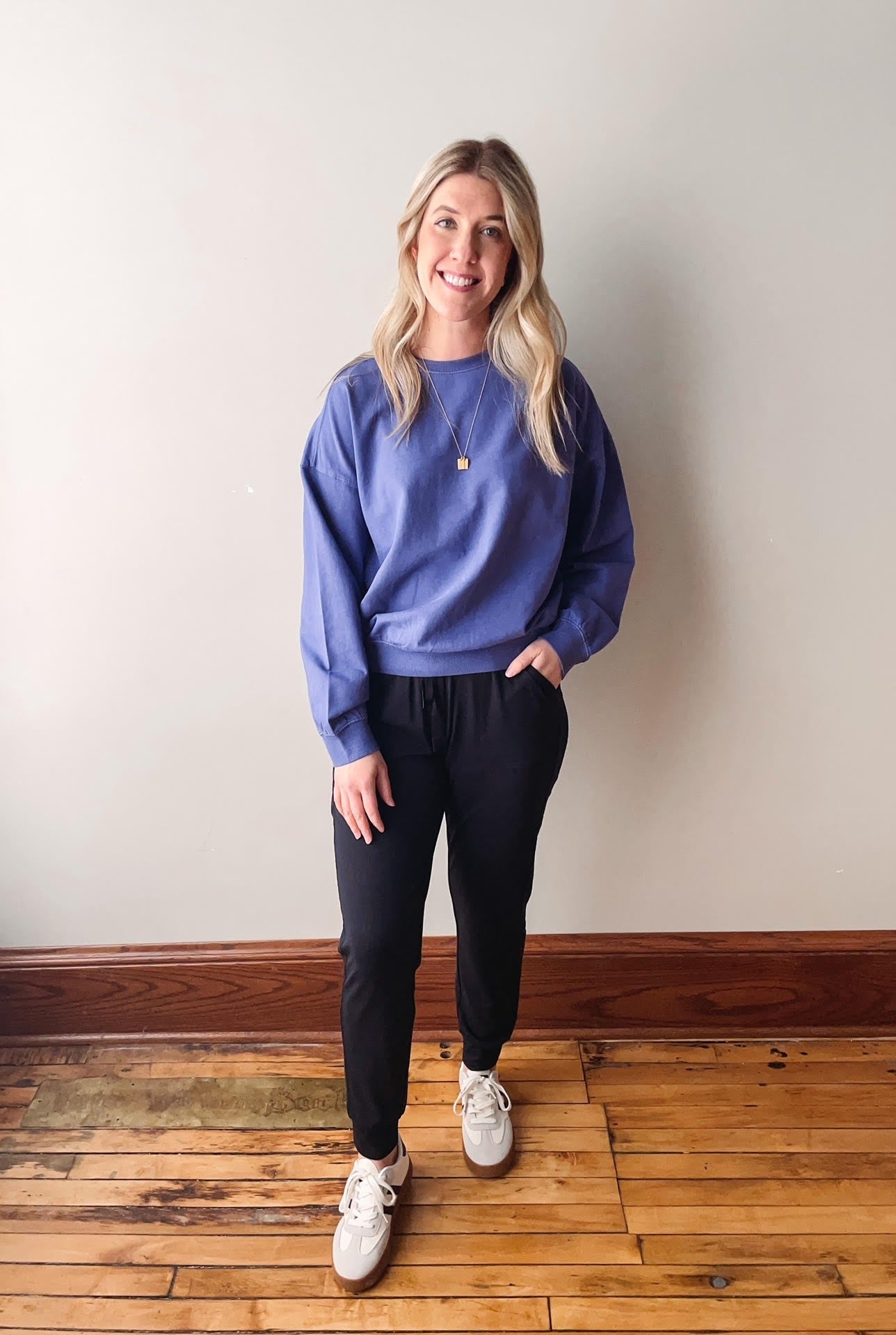 Dusty Blue Nicole Sweatshirt