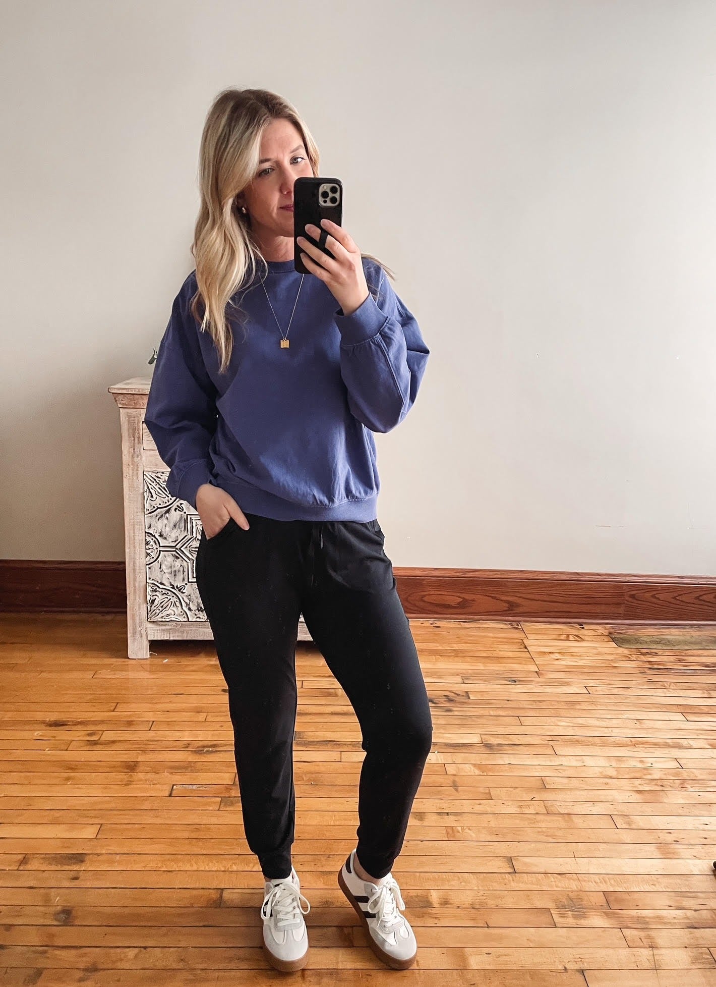 Dusty Blue Nicole Sweatshirt