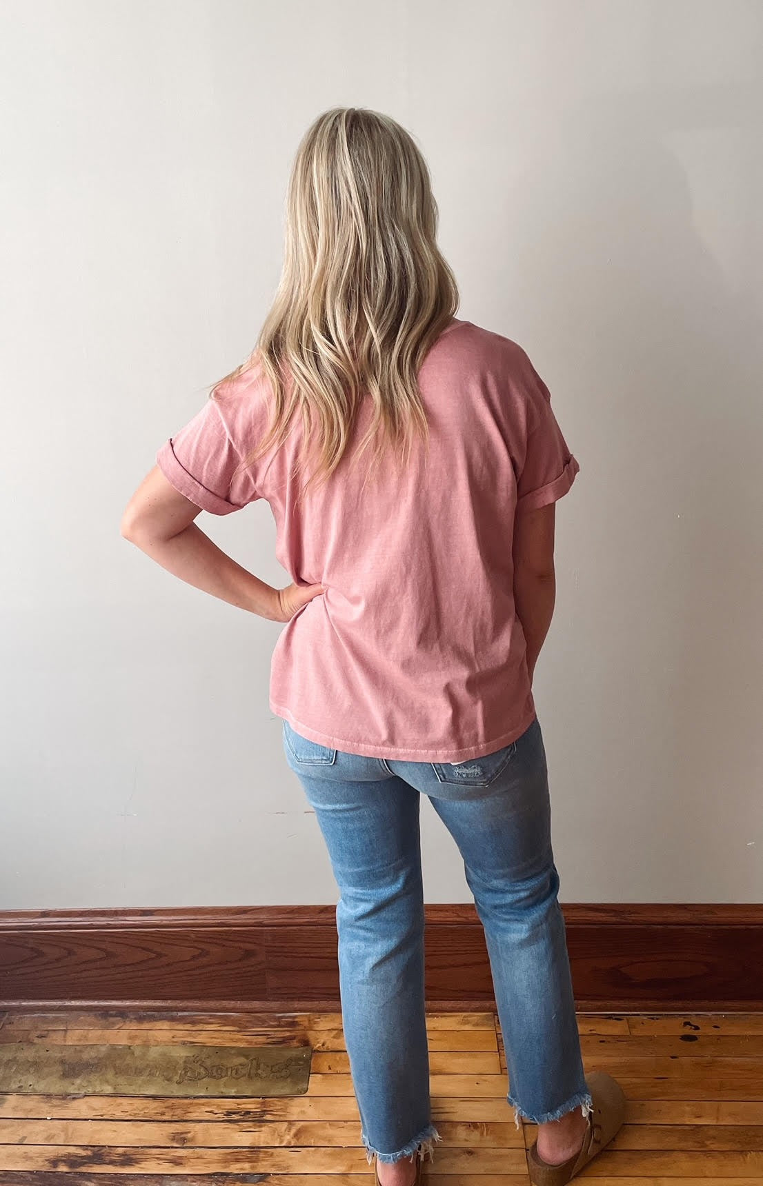 Dusty Pink Girl Dangerous Midwest Tee