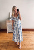 Ella Puff Sleeve Floral Midi Dress