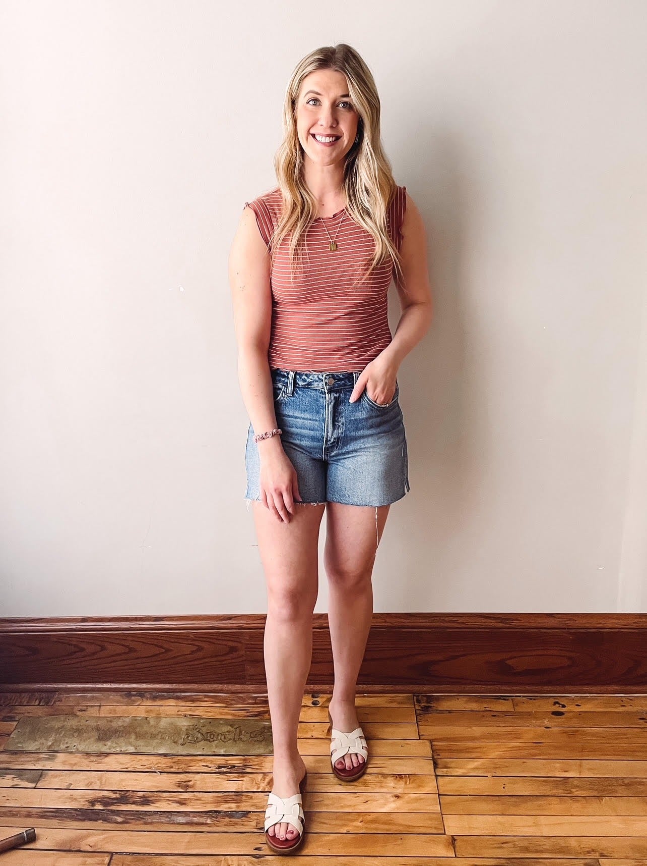 Alicia Denim High Rise Shorts