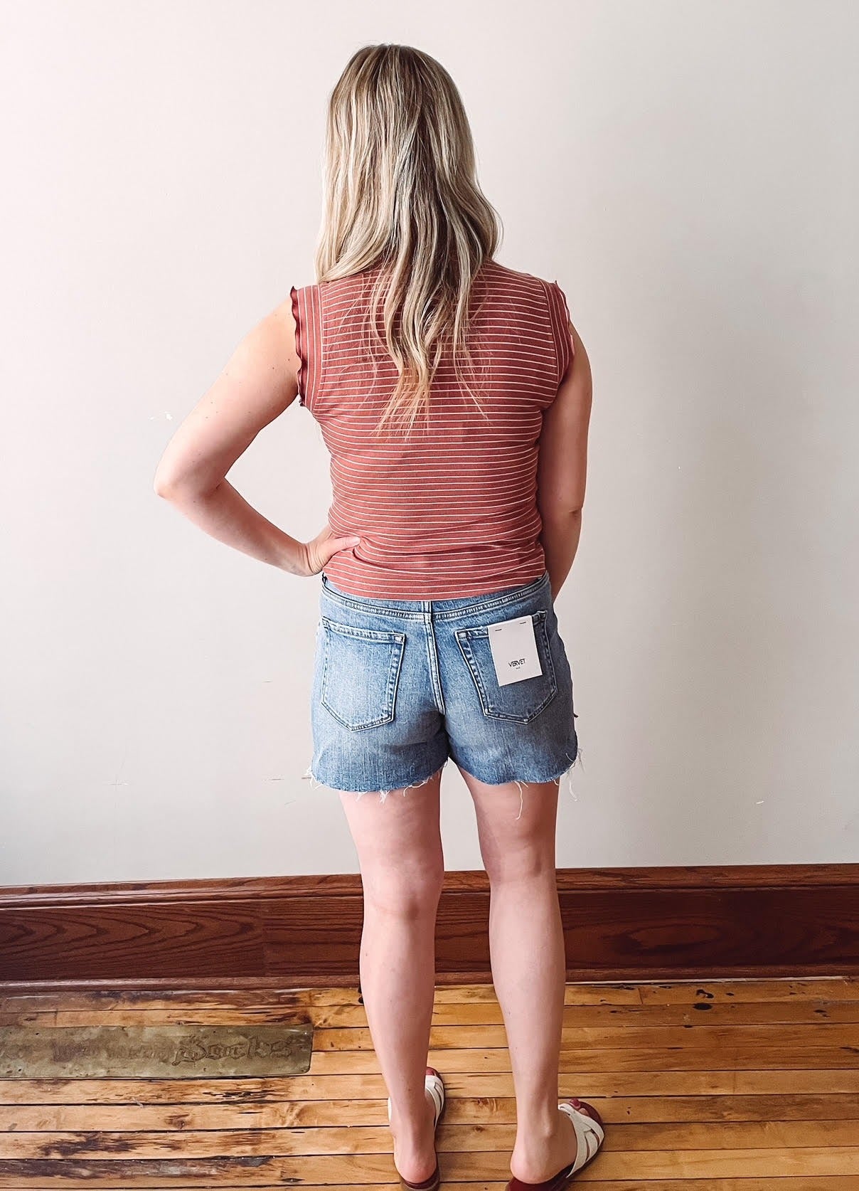 Alicia Denim High Rise Shorts